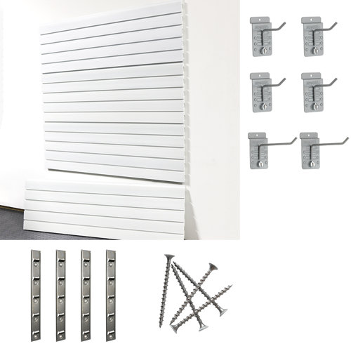 StoreWALL 18 Piece Slatwall Accessory Kit Wayfair